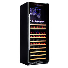 富贵红（Fuguihong）FS120E 双温风冷 专业恒温红酒柜（黑色）