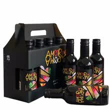 超市	
智利原瓶进口小瓶红酒赤霞珠干红葡萄酒网红迷你小支红酒送礼伴手礼盒187ml 带礼盒8支装