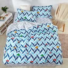 【团购专用】迪士尼40支全棉儿童套件卡通婴儿套件床上三件套/四件套床单被罩床上家纺 男款2020新款漫威 1.2/1.35米床三件套（被套150*210c）