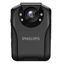 飞利浦（PHILIPS）VTR8110音视频执法记录仪便携摄像机高清1296P红外夜视拍摄记录仪 VTR8201标配+128G高速卡