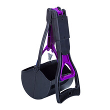 安进宠物拾便器铲屎神器狗狗捡屎夹便器粪便清理工具家用宠物用品 折叠拾便器套装紫色