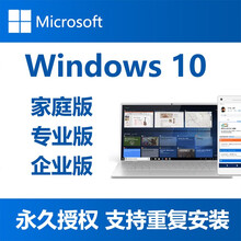 微软正版系统软件windows10专业版/win10系统企业版64位/Win10实物光盘版支持多语言 无票 Office2019小型企业版多语言