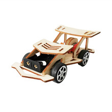 畅高机械密码箱科技小制作组装小发明儿童手工制作材料包中小学生科学实验玩具 电动赛车【材料包】