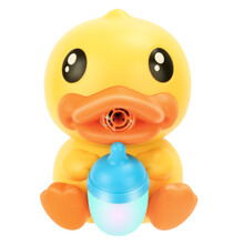 B.DUCK小黄鸭儿童全自动吹泡泡机男孩女孩户外玩具带音乐泡泡机