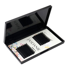 睫丝丹尼 嫁接睫毛柔软浓密哑光自然仿真水貂毛蚕丝蛋白种植单根假眼睫毛 翘度-C 长度-10mm