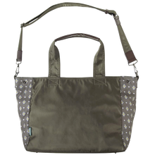 Hoppetta 日本Souleiado芙蓉花轻便轻量2WAY功能包大容量妈咪包手提单肩包 绿色