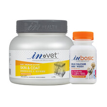 【套装】麦德氏医护卵磷脂钙片 泰迪金毛狗皮肤病 大小犬钙片（医护卵磷脂550g+钙380p）