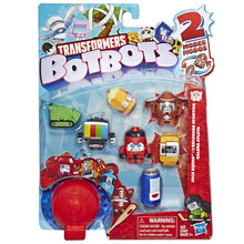 孩之宝（Hasbro) 变形金刚 啵啵军团系列 Q版潮玩手办DIY玩具摆件变形汽车人电影模型 8只装E4144（4款随机发货）