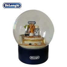 德龙（Delonghi）咖啡机 小摆件 桌面装饰礼物  意式风情水晶球-惬意生活