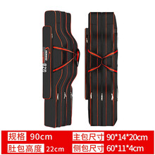 佳之钓渔具包防水鱼竿包90cm100cm1.2米多功能单肩大肚钓鱼包双层鱼具包大容量三层鱼杆包 90cm 三层 大肚包