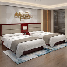 斯格鑫（S'GeXin）酒店床定制家具标间全套1.2米单双人标间旅馆客房宿舍酒店宾馆床 精致单间：1.2米床+软靠