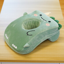 物枕居 午睡枕办公室午睡神器儿童午睡枕趴睡枕学生午休神器趴枕教室桌上 午睡枕头 恐龙记忆棉午睡枕 33*24㎝