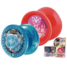 悠悠球火力少年王电动加速混沌魔龙花式发光溜溜球比赛金属睡眠轴承儿童男孩玩具益智 677001混沌魔龙+675820星际火狐