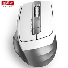 双飞燕（A4TECH）FB35飞时代无线蓝牙4.0鼠标轻声商务双模多笔记本电脑平板MacBook FB35多模无线鼠（银灰白）