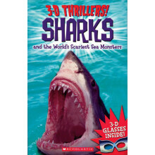 3-D Thrillers: Sharks and the World's Scariest Sea Monsters  3D惊险片：鲨鱼及其他令人惊悚的海怪 进口故事书