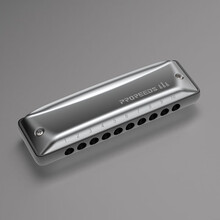 ProReeds十孔布鲁斯蓝调初学10孔口琴BM PR Boogieman G调paddy【圆孔灰色琴格款】