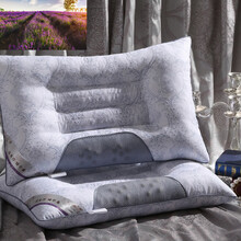 会礼品决明子保险护颈椎枕头薰衣草荞麦壳枕芯 新款半薰衣草枕 42*65cm