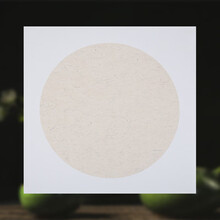 安徽泾县生宣圆形扇面麻纸镜片软卡书法空白专用国画宣纸卡纸小品山水画 圆形内麻纸外白 38*38cm（内径33cm）