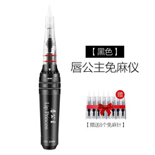 港雅 全抛式一体机免麻仪器多功能纹绣机器纹眉纹唇美瞳线唇公主免麻机器 唇公主免麻仪-黑色