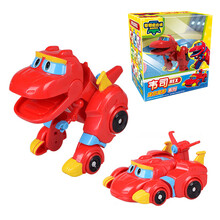 灵动创想  帮帮龙儿童男孩女孩变形玩具 帮帮龙迷你变形系列-韦司5911