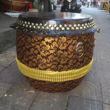 米囹 醒狮鼓 16 18寸舞狮鼓 水牛皮鼓 佛山狮鼓 成人锣鼓 大鼓 龙舟鼓 黑色(14寸)