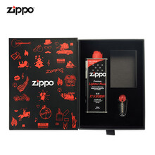 之宝(zippo) 配件耗材zippo油 小油套 打火机油 小油*1+火石*1+抽拉礼盒+礼袋