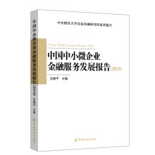 中国中小微企业金融服务发展报告（2019）