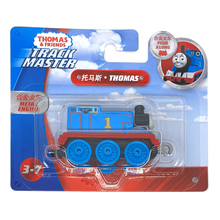 费雪牌（Fisher-Price）托马斯和朋友火车头大师系列轨道玩具配套合金惯性火车模型 托马斯