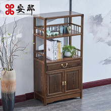 安邸 红木家具非洲鸡翅木（学名：非洲崖豆木）茶水柜置物架酒柜餐边小碗柜实木中式储物柜 茶水柜