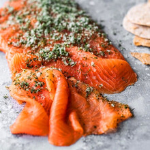 英国进口 苏格兰高原双次冷烟熏三文鱼D切鱼柳 1.3KG原切  苏格兰烟熏三文鱼核酸已检测