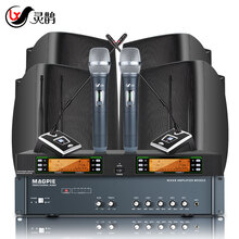 灵鹊3025+6050专业会议室音响套装壁挂音箱无线会议系统大中小型会议室舞蹈教学教室培训设备背景音乐一拖四
