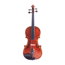 angelviolin雕花小提琴考级专业演奏欧料复古成人儿童手工小提琴 4/4雕花