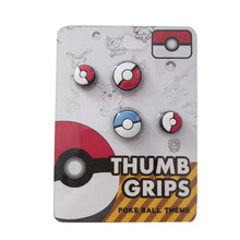 aolion澳加狮 任天堂Switch摇杆帽配件 joy-con手柄摇杆帽摇杆套硅胶保护套ns配件 精灵球摇杆帽 4个装