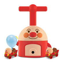 台湾热卖儿童超人面包空气气球动力小汽车益智玩具打气泵充气玩具 面包超人气球动力车（2车+10气球）