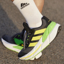 阿迪达斯 （adidas）男鞋2025春季新款运动鞋时尚百搭休闲鞋复古老爹鞋 GX8418黑绿白黄 41 (255mm)