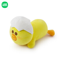 LINE FRIENDS 【全新MINI系列】 布朗熊毛绒趴趴抱枕玩偶 居家柔软抱枕 莎莉 趴趴枕(30cm)