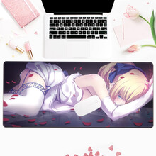 镇魂歌 鼠标垫超大号女生卡通动漫游戏周边二次元可爱加厚锁边网吧键盘垫笔记本个性定制订制办公电脑桌垫 缘之空 400x900x4mm