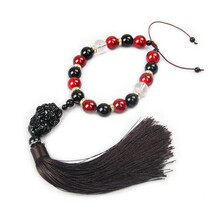 档把手串抱平安符汽车佛珠车载挂件档位珠吊饰车内摆件男挂饰 貔貅档位珠