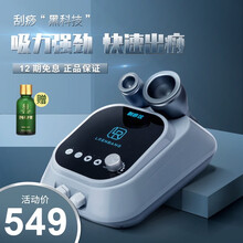 俪人邦刮痧仪器电动吸痧机家用拔罐按摩器美容院专用疏通经络刷淋巴排毒按摩器全身通用 刮痧仪器+大头+小头