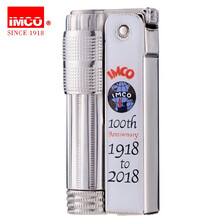 奥地利IMCO煤油打火机100周年纪念限量收藏爱酷6700复古防风送男友-白色
