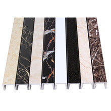 浴室挡水条淋浴房pvc水条大理石基卫生间地面一字型阻水条弧形 60cm