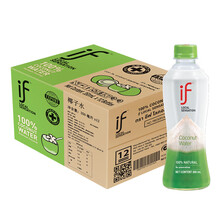 【泰国直采】if 泰国进口【网红】椰子水椰汁350ml*12瓶 NFC果汁饮料新老包装随机发货