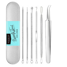 粉刺针黑头针挤痘痘工具套装脂肪粒美容针 美容针6件套