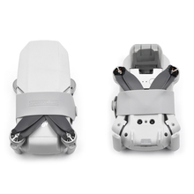 适用于大疆御Mavic Mini 2捆桨器迷你1/SE束桨器代螺旋桨固定器硅胶保护带无人机配件 御mini 2/1/SE代通用绑带款束桨器灰色