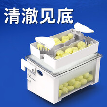 鱼缸过滤器龟缸乌龟缸低水位瀑布式小型鱼池水族箱过滤系统壁挂外挂上置内过滤盒 特大号【裸盒】（无水泵）