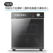 嘉容红酒杯葡萄酒杯消毒柜家用商用大容量单门小型高脚杯架倒挂酒庄用 请核对商品规格尺寸再下单