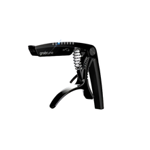 个性创意高级吉他变调夹调音器二合一民谣电吉他变音夹子校音器通用吉他配件 炫酷枪色(调音变调二合一)