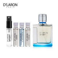 D'LARON 迪拉瑞 原装进口香水小样普罗旺斯 mini迷你试用装便携香水 男士香水试管小样 买1送2（三支不同香味）