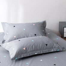 妮鼎家纺 （枕头套装）全棉枕套40支纯棉斜纹印花枕头套枕心套枕头枕芯 一对装 守护者 48*74cm（枕套一对装）