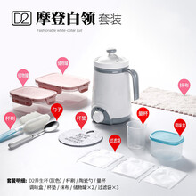 FEDAIR迷你煮粥神器1-2人养生杯智能电炖锅办公小炖盅煲汤锅家用宿舍 手动版灰色十二件套